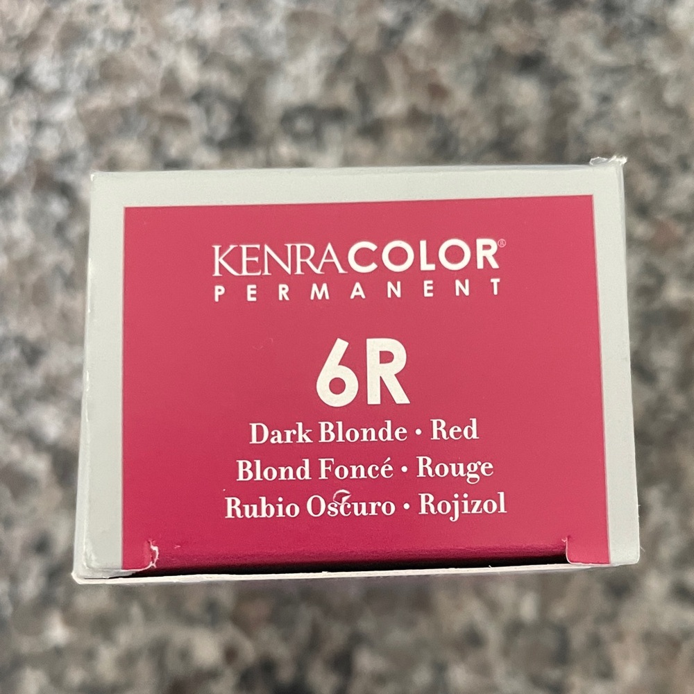 5 boxes Permanent Hair Color 6R Dark Blonde Red. 5 BOXES FOR $25!!!!